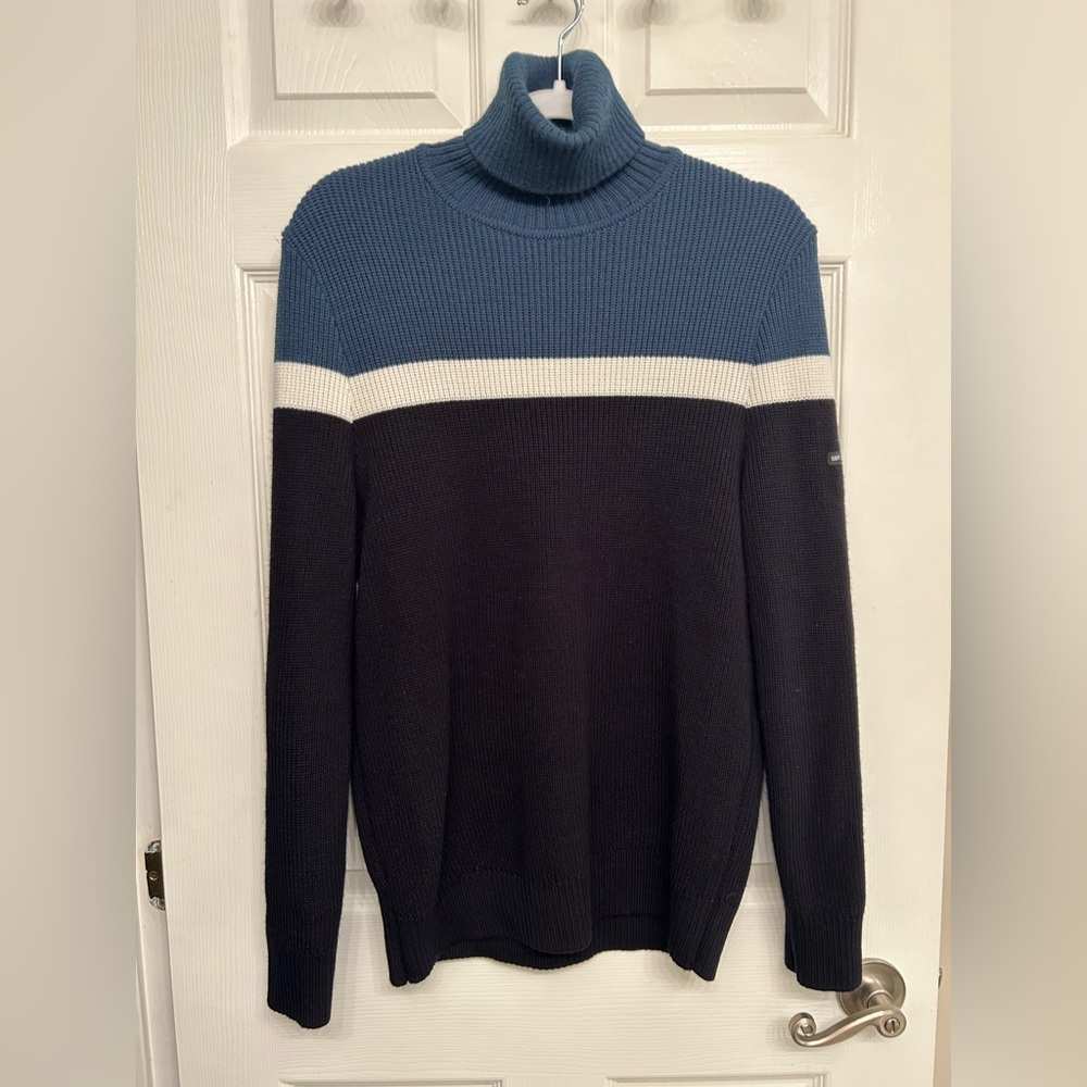 Saint James Wool Knit Turtleneck Sweater Made in France (Size M)